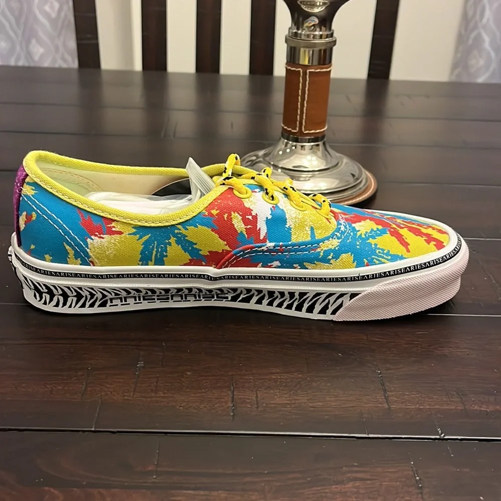 Vans Og Authentic Lx Aries Weed Muted Shoes Sneakers new Mens 5.5 = Women’s 7